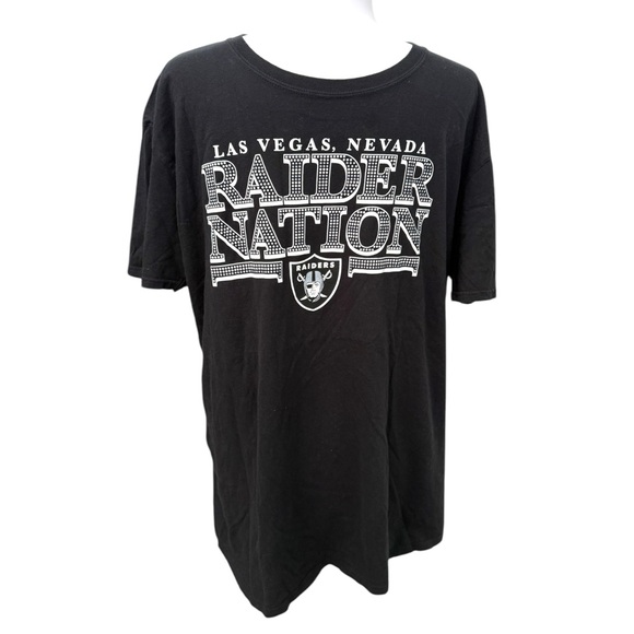 Las Vegas Raiders NFL Team Apparel 
Size XL Black Men’s T-Shirt - Picture 1 of 3